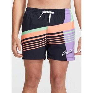 Chubbies The Jazzer Thighs Men's Medium 5.5" Classic Swim trunk Colorblock Retro